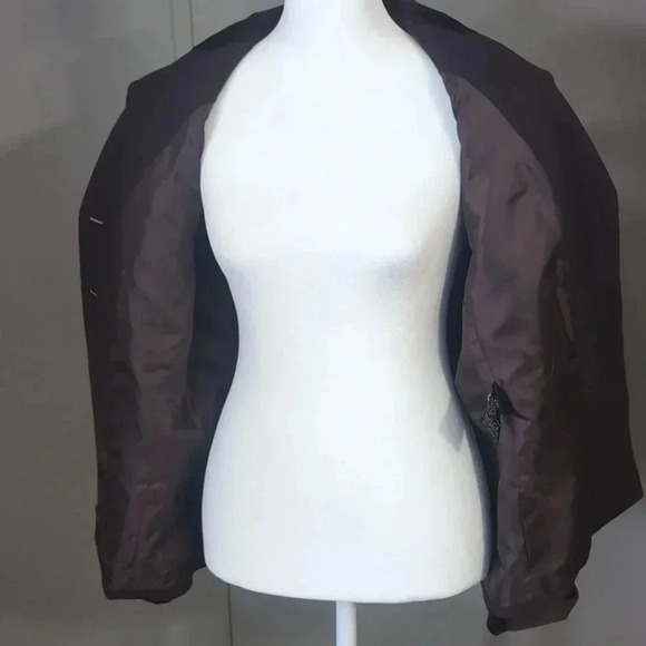 Kasper Brown Wool Blazer - Picture 6 of 9